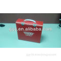 350gsm Coated paper box with plastic handle